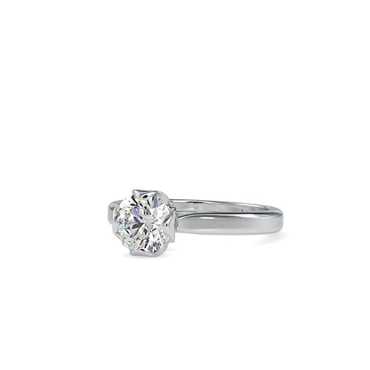 Companionate Diamond Engagement Ring White gold