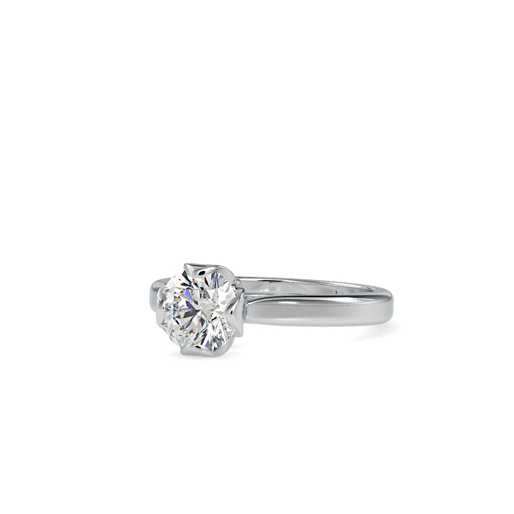 Companionate Diamond Engagement Ring Platinum