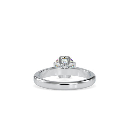 Companionate Diamond Engagement Ring White gold