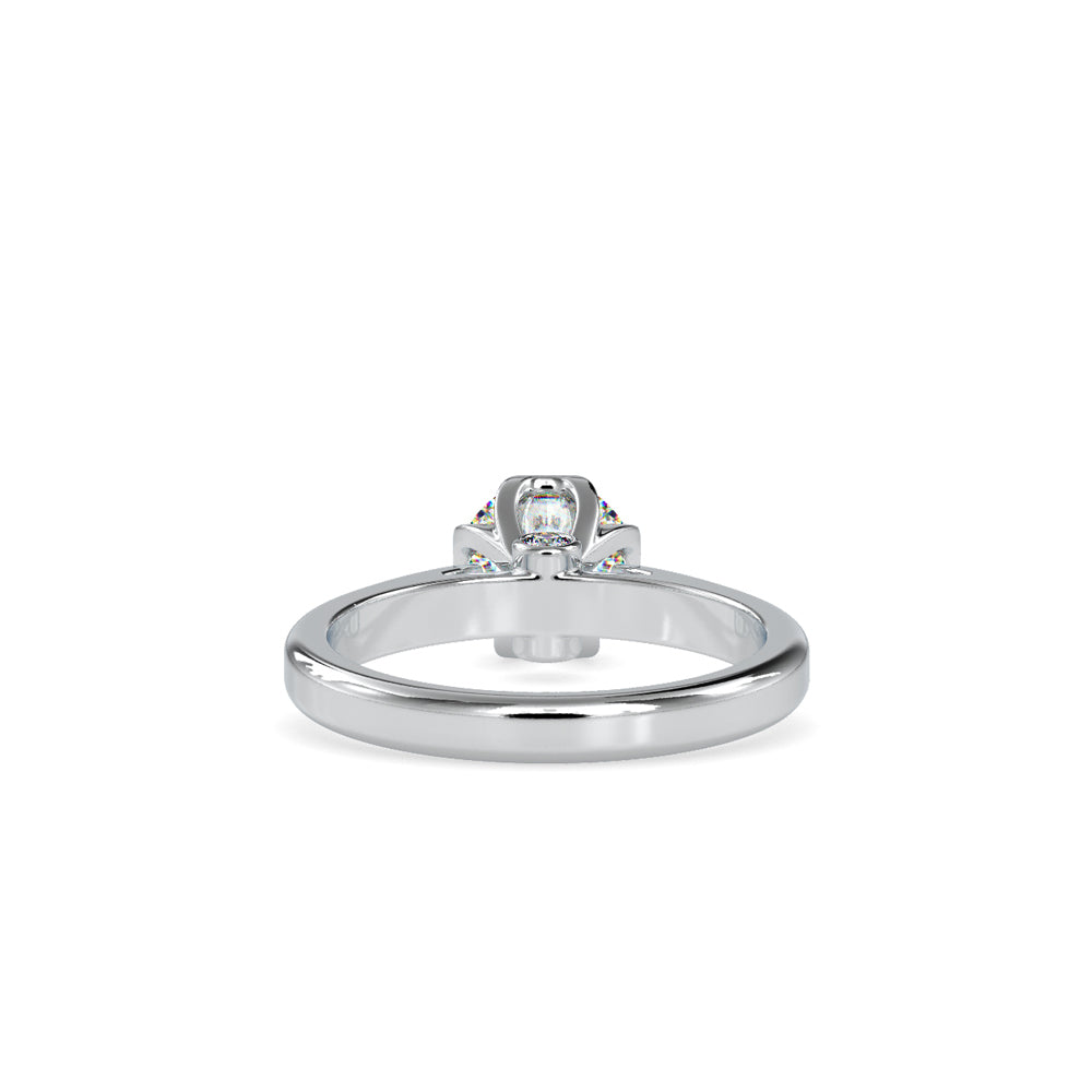 Companionate Diamond Engagement Ring Platinum