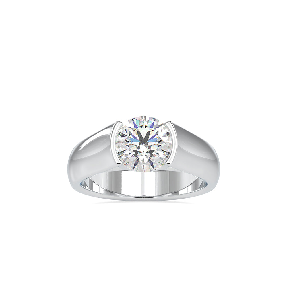 Passionate Diamond Love Ring White gold