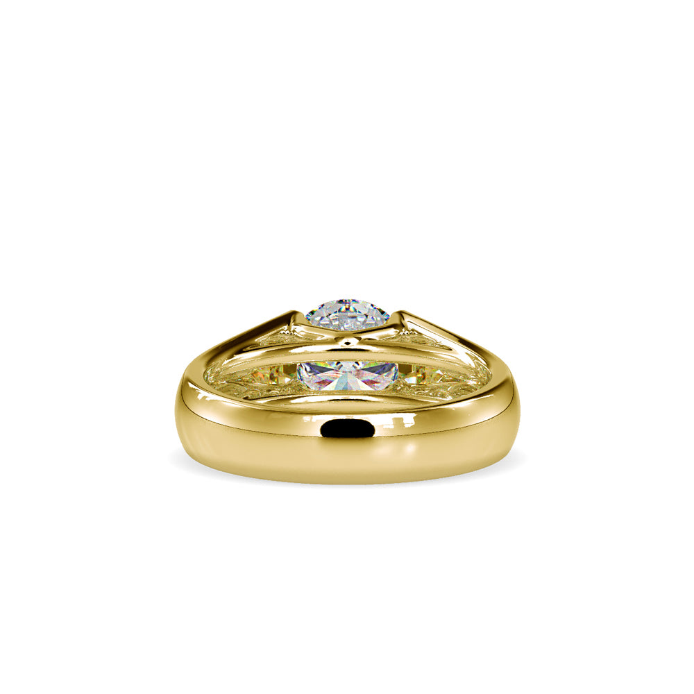 Passionate Diamond Love Ring Yellow gold