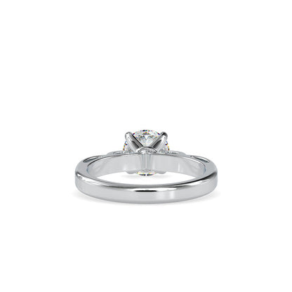 Timeless White Diamond Engagement Ring White gold