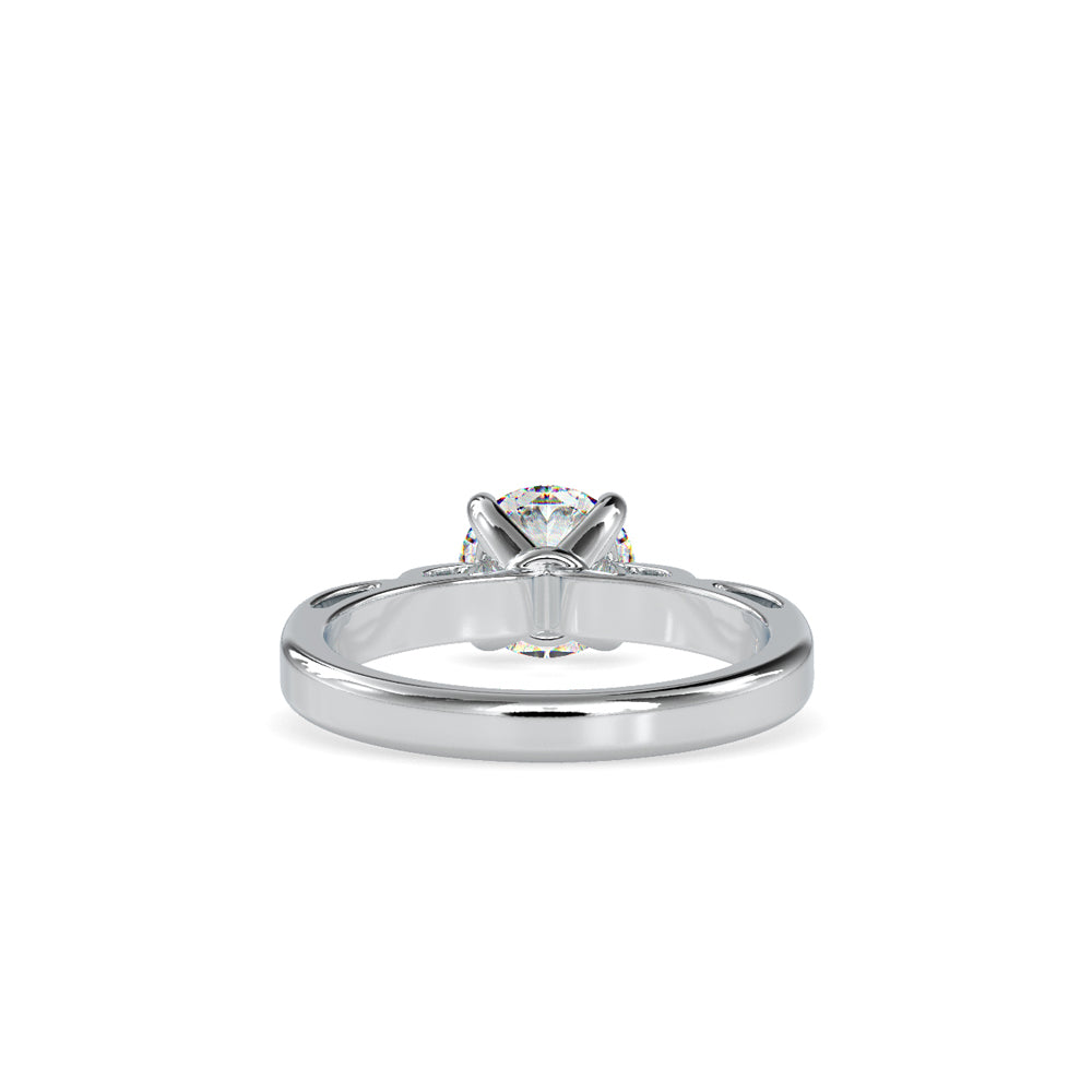 Timeless White Diamond Engagement Ring Platinum