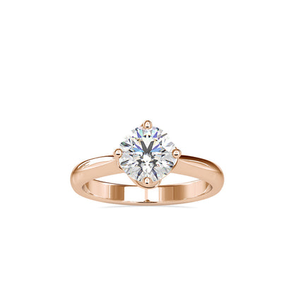 Cupid Diamond Engagement Ring Rose gold