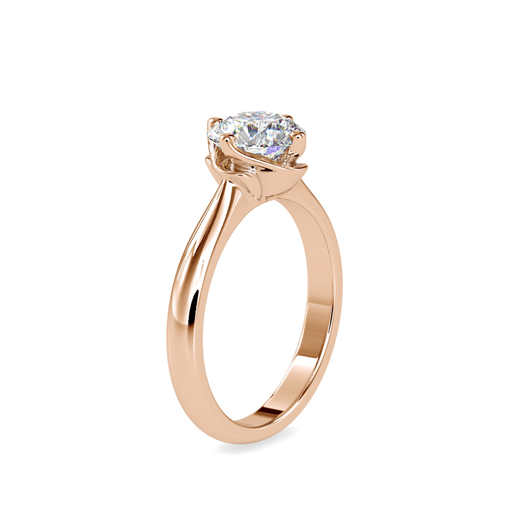 Cupid Diamond Engagement Ring Rose gold