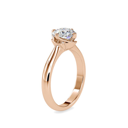 Cupid Diamond Engagement Ring Rose gold