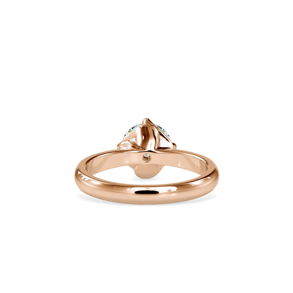 Cupid Diamond Engagement Ring Rose gold