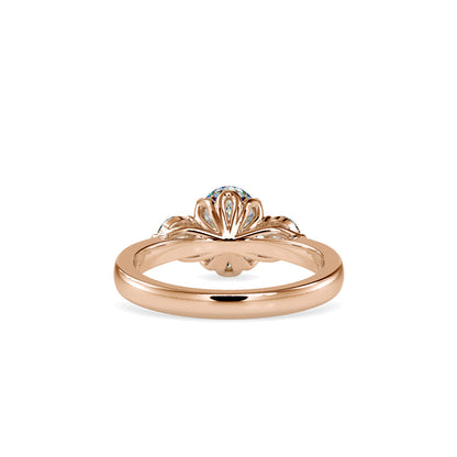 3 Diamonds Austin Engagement Ring Rose gold