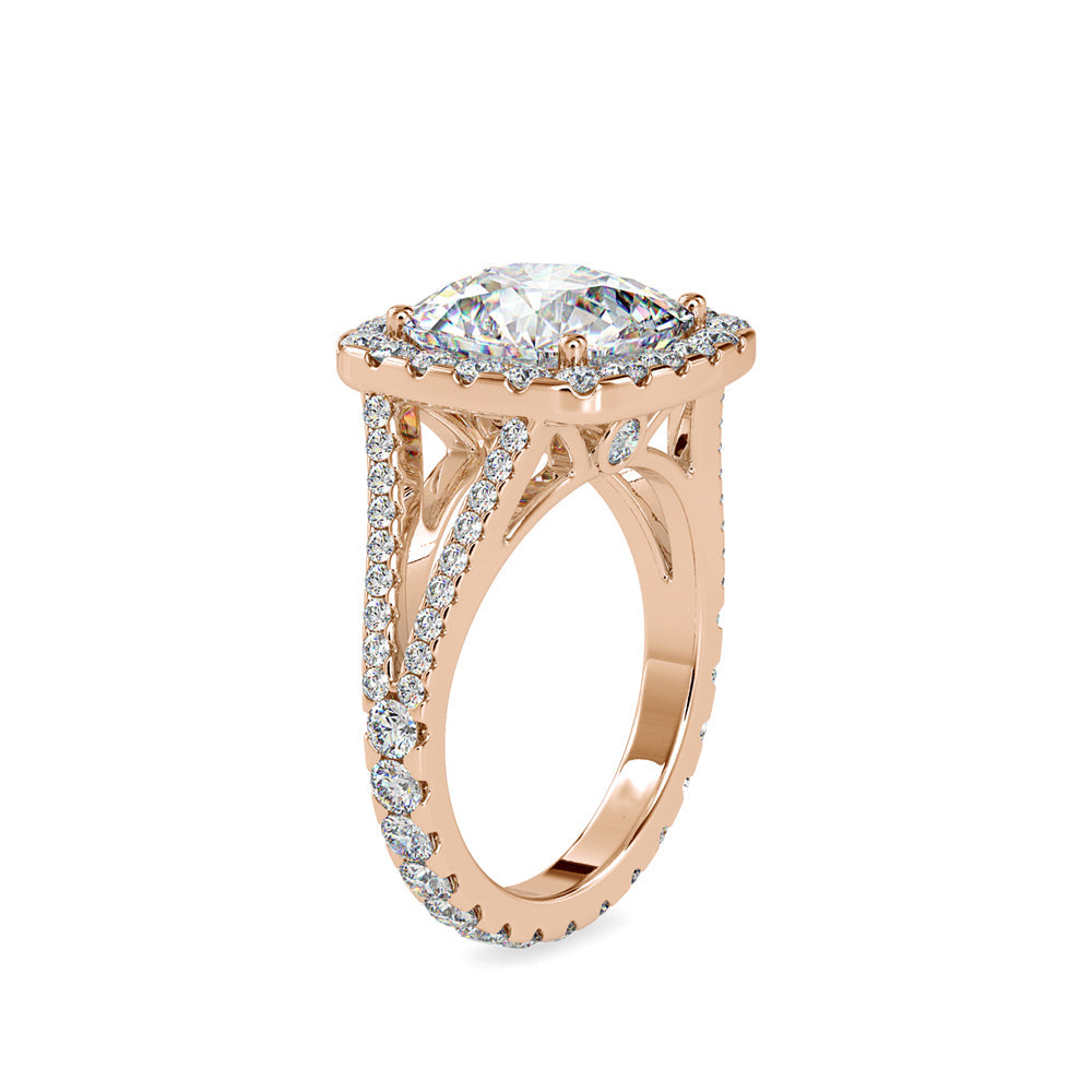 Beauty with Beast Diamond Ring Rose gold