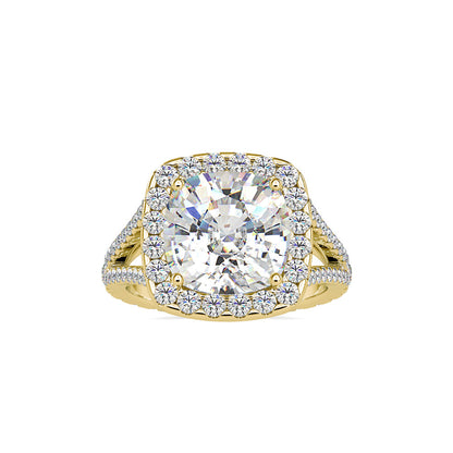 Beauty with Beast Diamond Ring Yellow gold