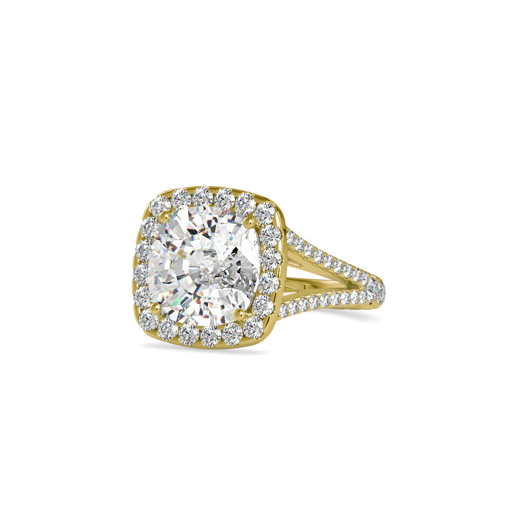 Beauty with Beast Diamond Ring Yellow gold