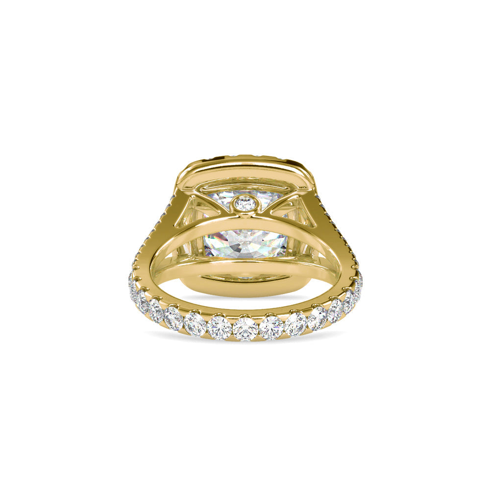 Beauty with Beast Diamond Ring Yellow gold