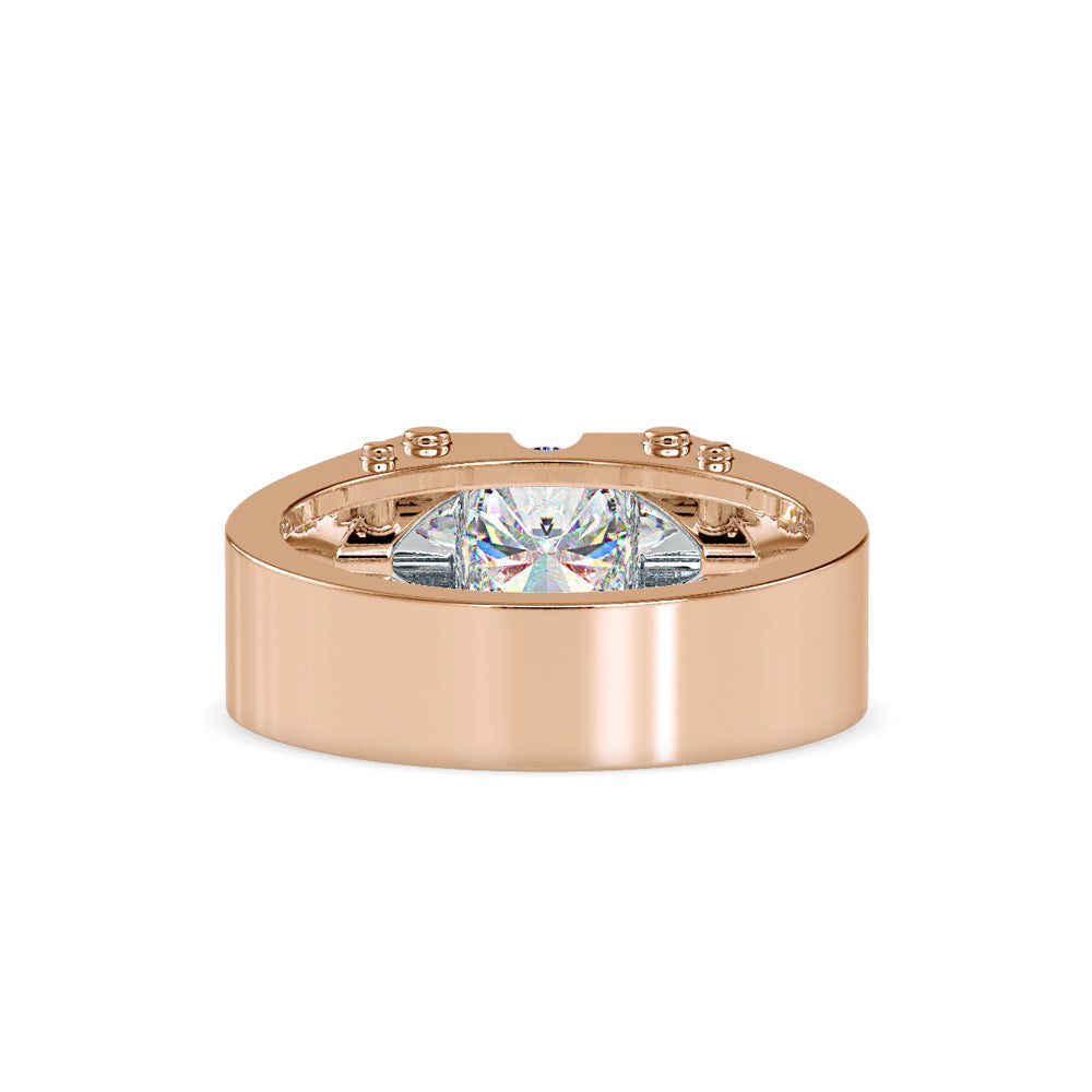 Round Brilliant Cut Solitaire Diamond Engagement Ring Rose gold