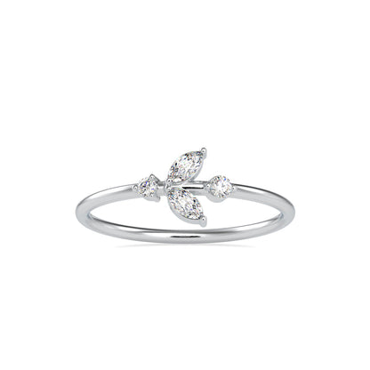 Marquise Harmony Diamond Ring White gold