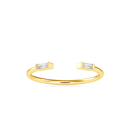 Renfri Baguette Diamond Ring Yellow gold