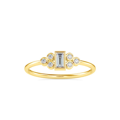 Rufio Baguette Diamond Ring Yellow Gold