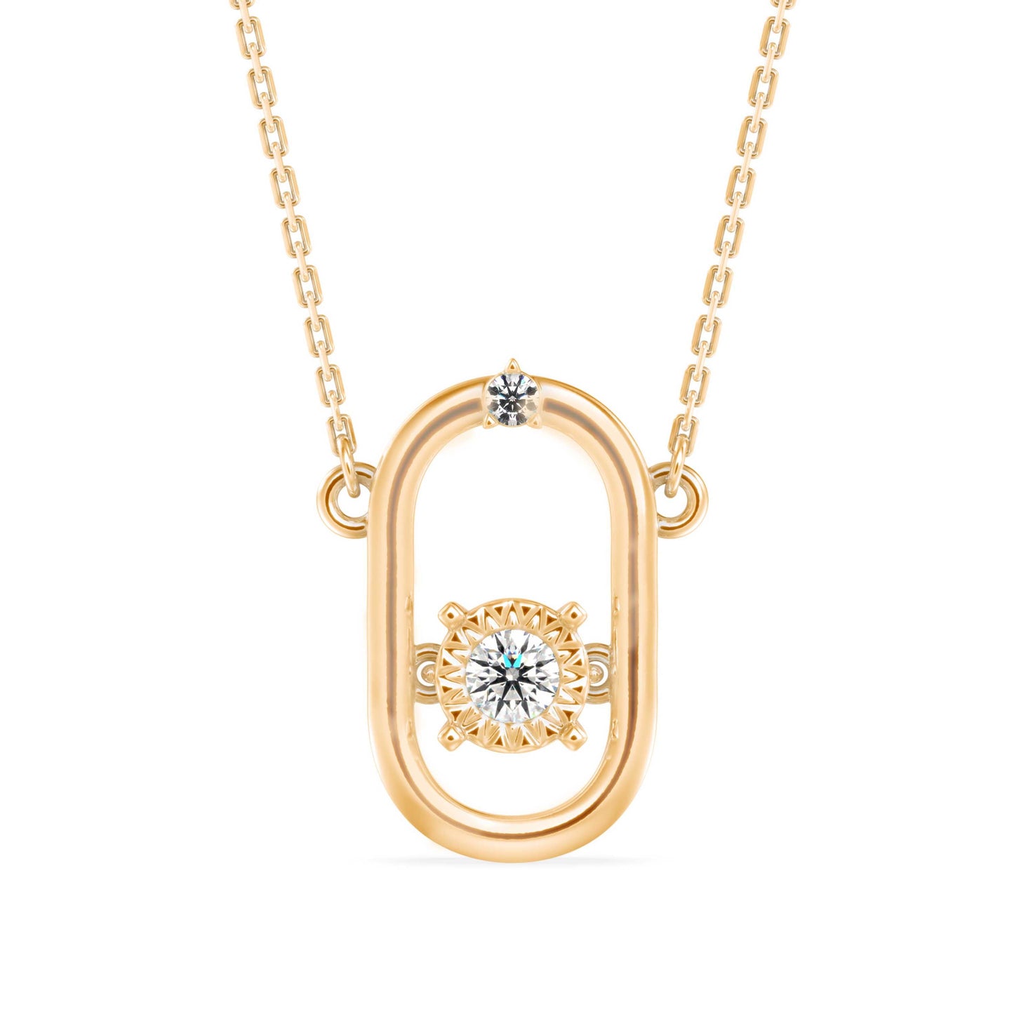 Heavenly Luminary Pendant Yellow Gold