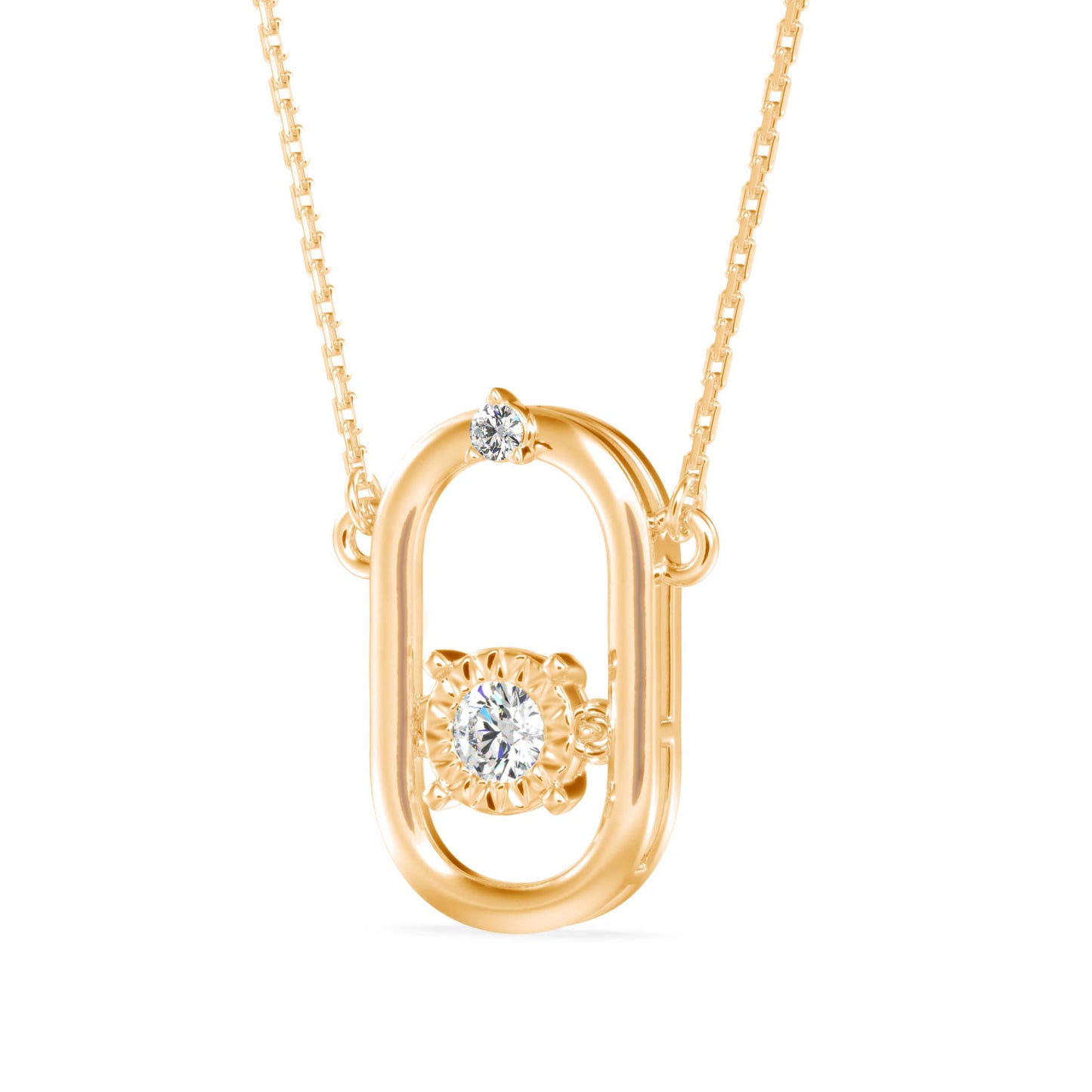 Heavenly Luminary Pendant Yellow Gold