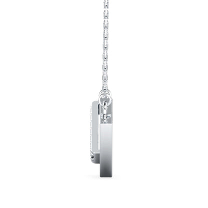 Glamourous Gleam Pendant White Gold