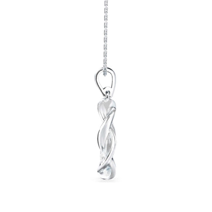 Viola Charm Diamond pendant White Gold