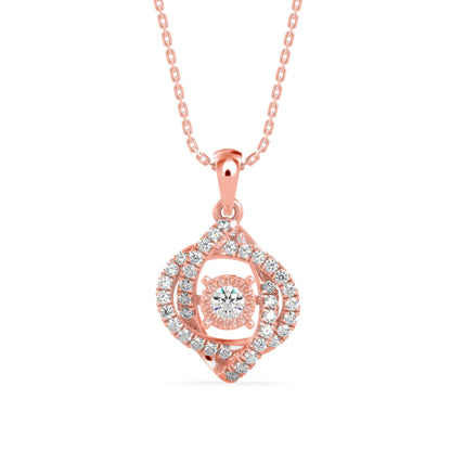 Juliet Diamond Pendant Rose Gold