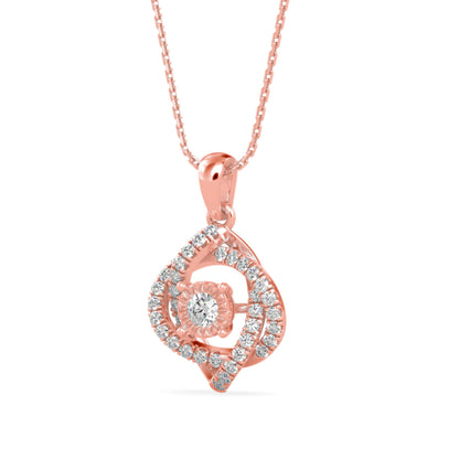 Juliet Diamond Pendant Rose Gold