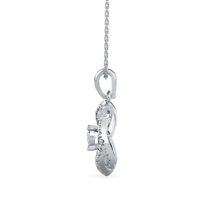 Juliet Diamond Pendant Platinum