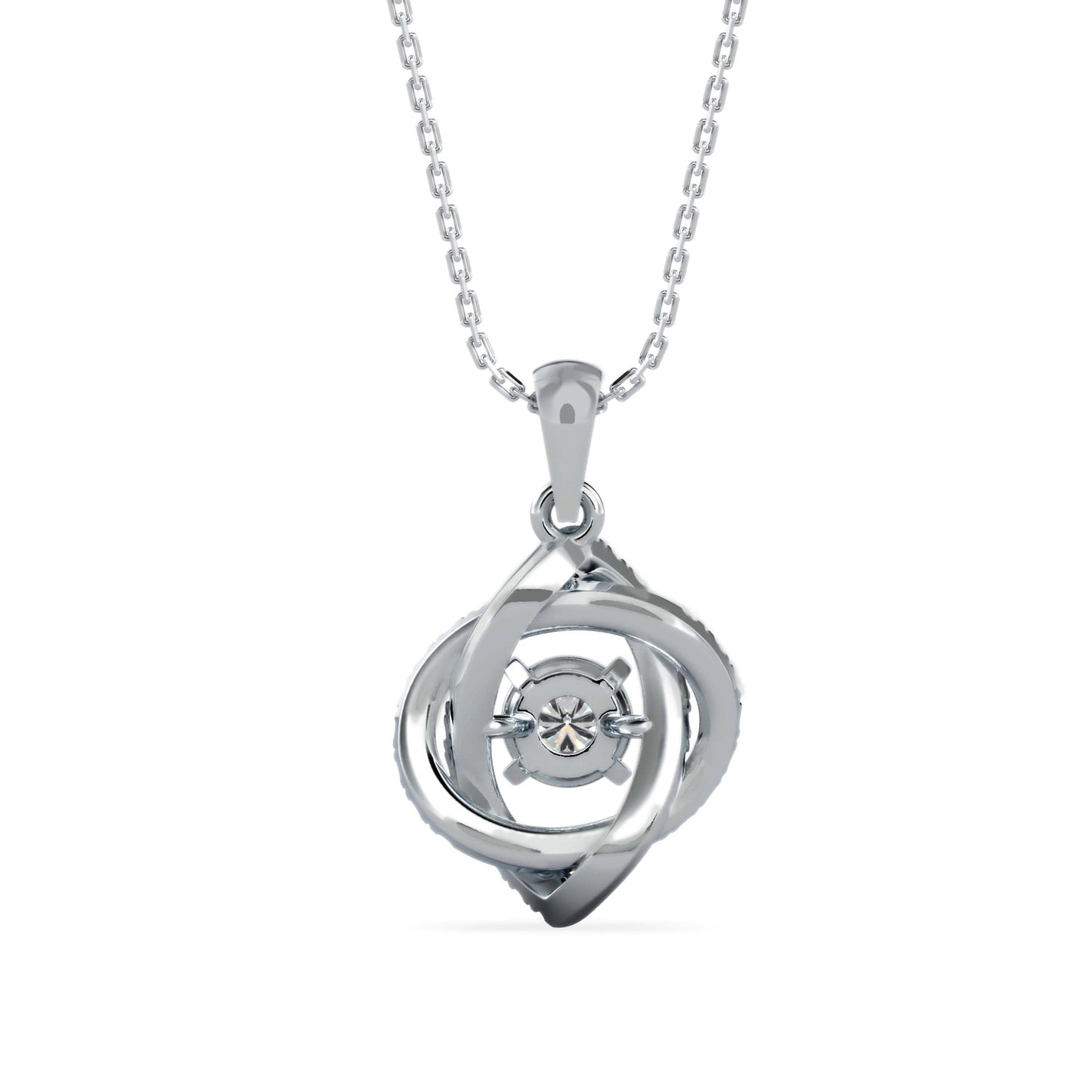 Juliet Diamond Pendant Platinum