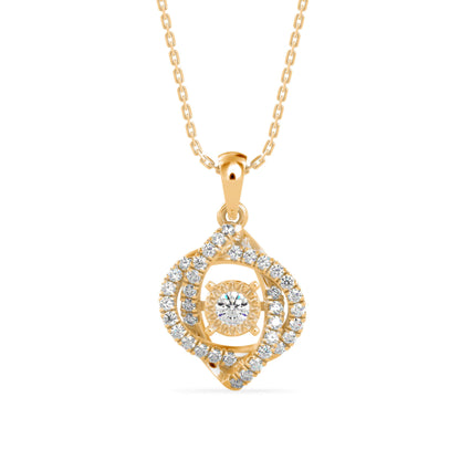 Juliet Diamond Pendant Yellow Gold