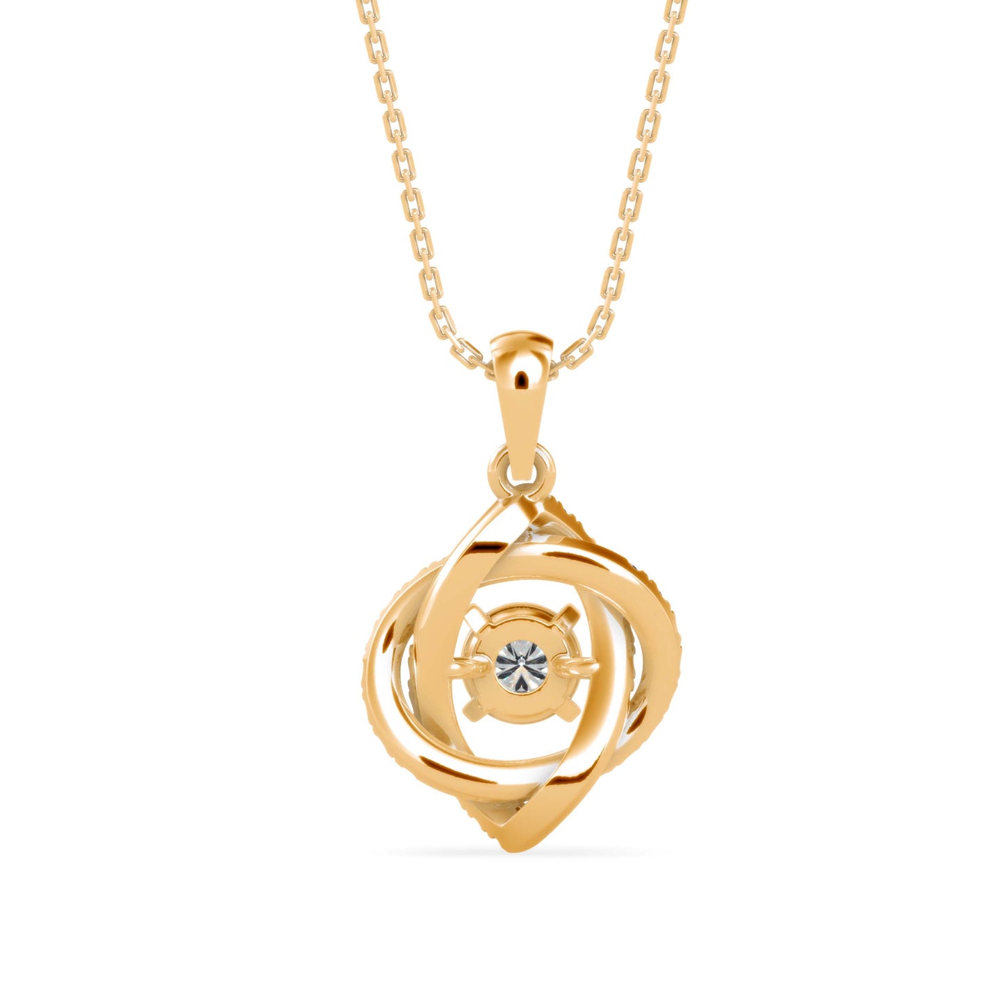 Juliet Diamond Pendant Yellow Gold