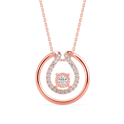 Starry Embrace Pendants Rose Gold