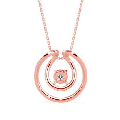 Starry Embrace Pendants Rose Gold