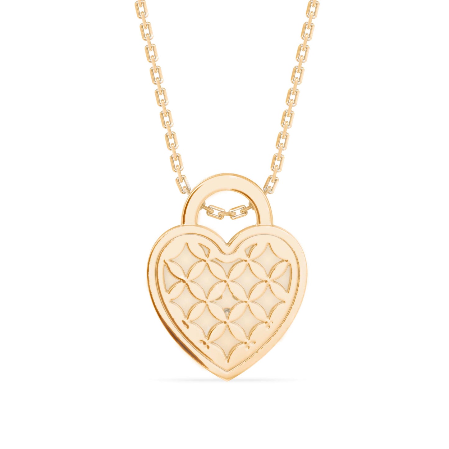 Exalt Heart Diamond Pendant Yellow Gold