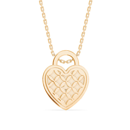 Exalt Heart Diamond Pendant Yellow Gold