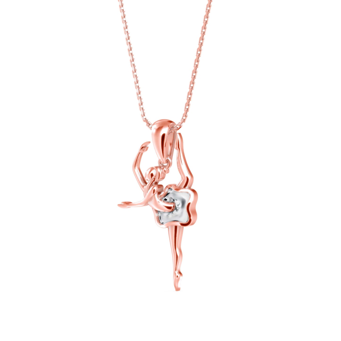 Hoofer Light Diamond Pendant Rose Gold