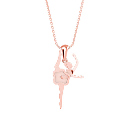 Hoofer Light Diamond Pendant Rose Gold