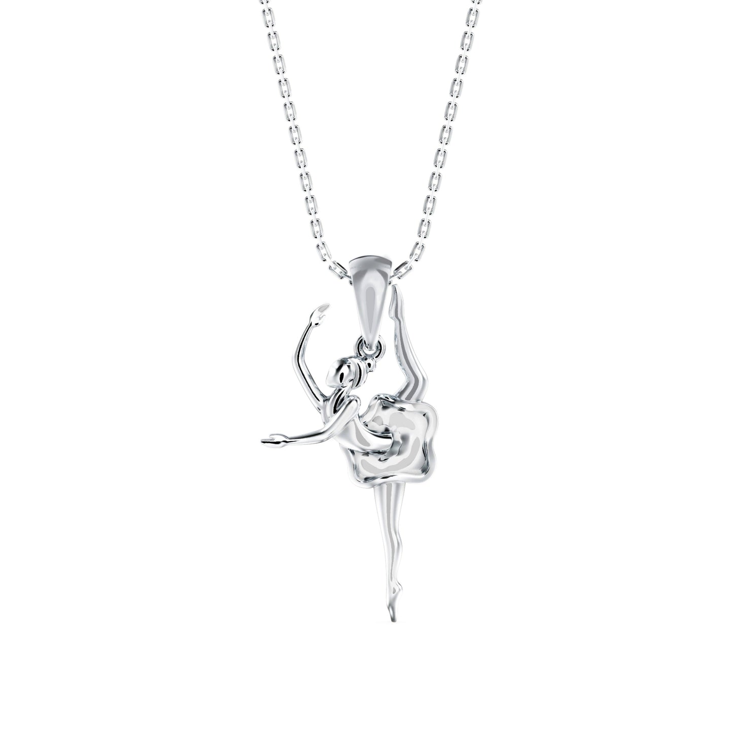 Hoofer Light Diamond Pendant Platinum