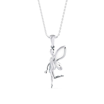 Little Angle Diamond Pendant Platinum