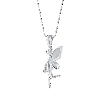 Little Angle Diamond Pendant Platinum