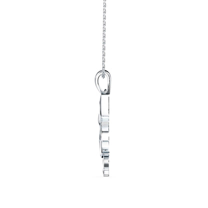 Little Angle Diamond Pendant Platinum