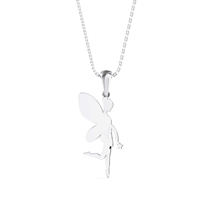 Little Angle Diamond Pendant Platinum