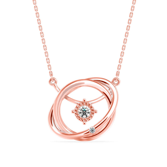 Diamond Enchantment Pendant Rose Gold