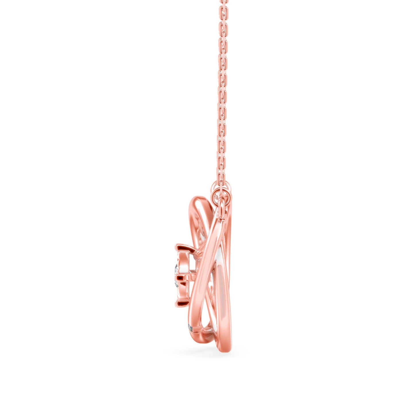 Diamond Enchantment Pendant Rose Gold