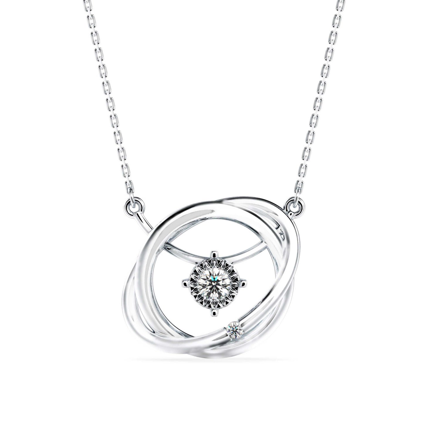 Diamond Enchantment Pendant White Gold