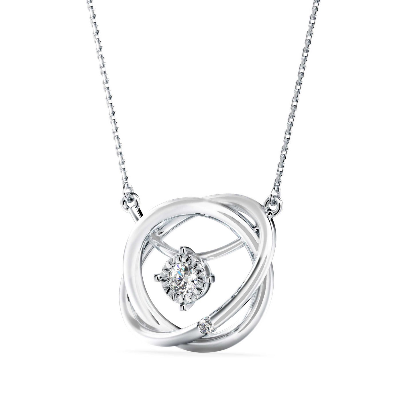 Diamond Enchantment Pendant White Gold