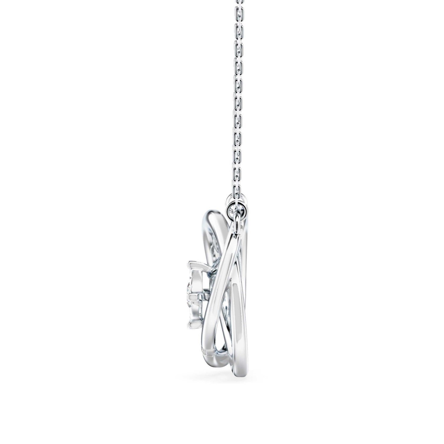 Diamond Enchantment Pendant White Gold