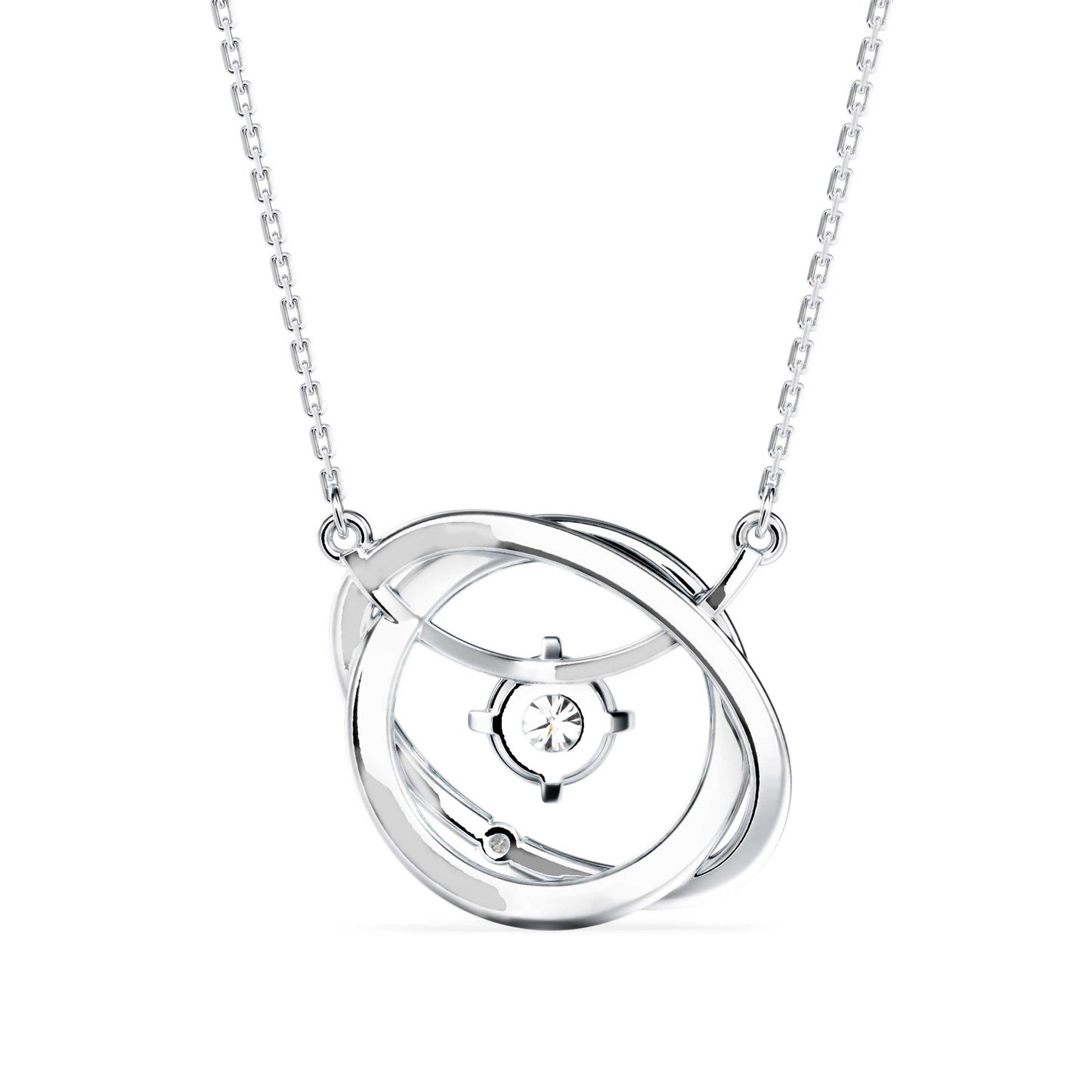 Diamond Enchantment Pendant White Gold