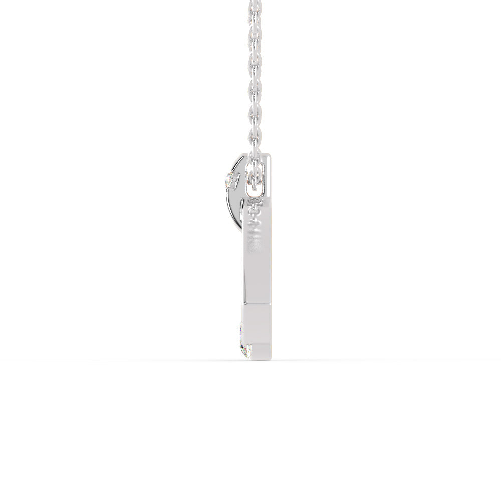 Joy Heart Diamond Pendant Platinum