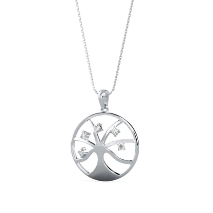 Scatter Charm Diamond Pendant White Gold